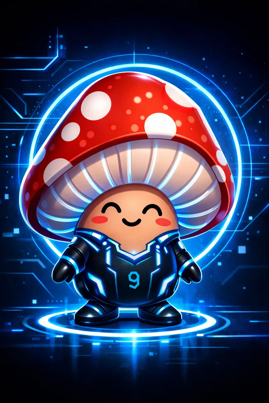 Nyno Mushroom Mascot
